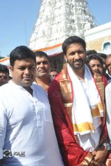 Goutham Nanda Movie Team At Tirumala Sreevari Darshanam